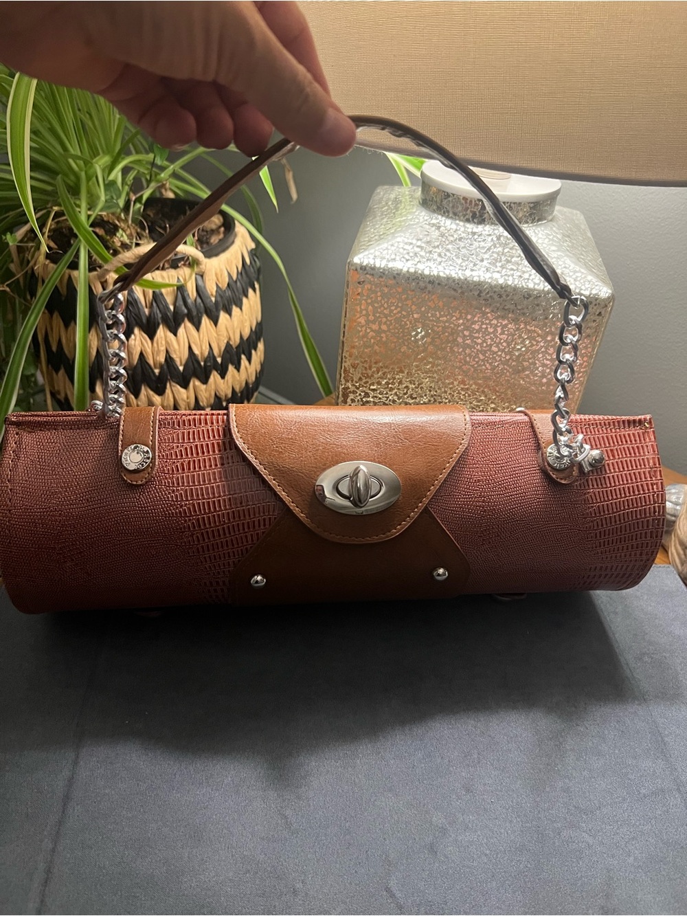 Picnic at Ascot Wine Purse with Accessory